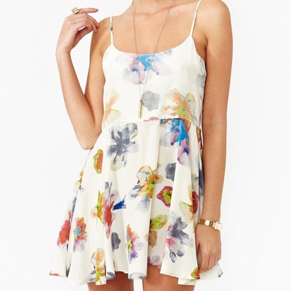 Nasty Gal x For Love & Lemons Cannes Floral Dress - Picture 4 of 4